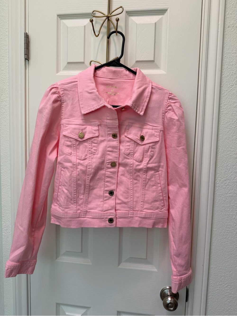 Lilly Pulitzer Pink Laylani Denim Jacket - Picture 2 of 4